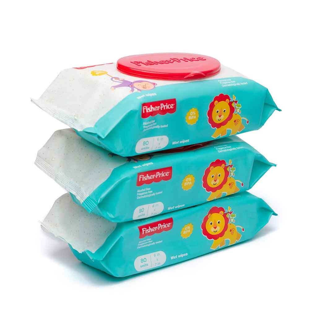 Toallitas Húmedas Bebé 15X20Cm Fisher Price