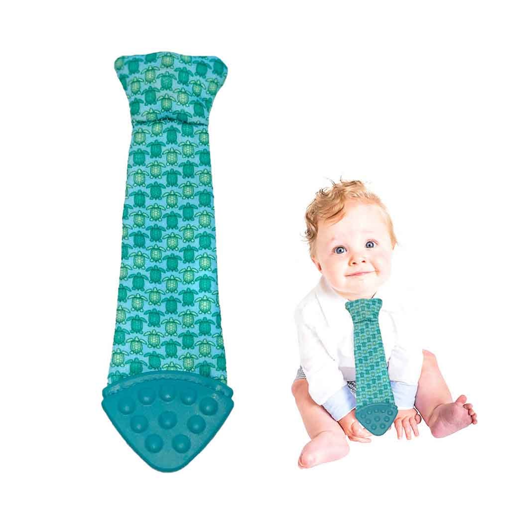 Corbata de dentición para bebé-Tortuga Tasty Tie