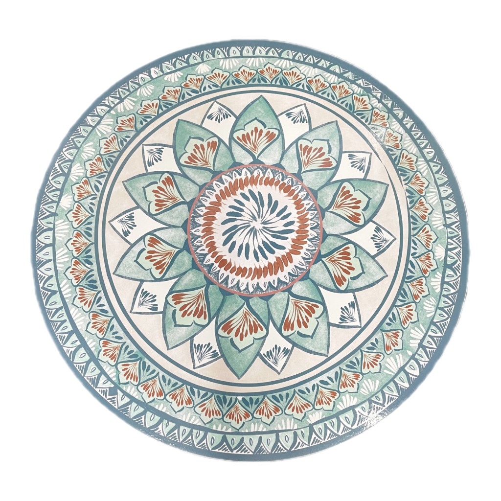 Individual Redondo Estampado Bohemio 38Cm