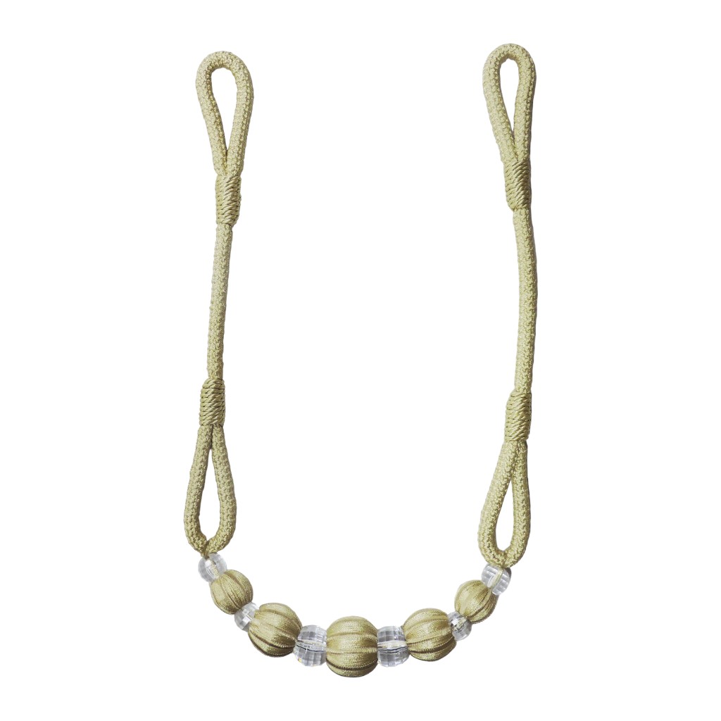 Borla De Cortina Beige 80Cm