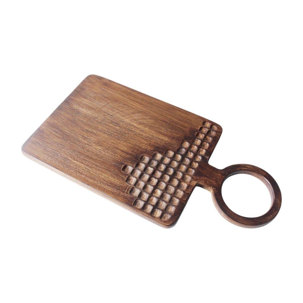 Tabla Marrón Para Picar 41X22X1.5Cm