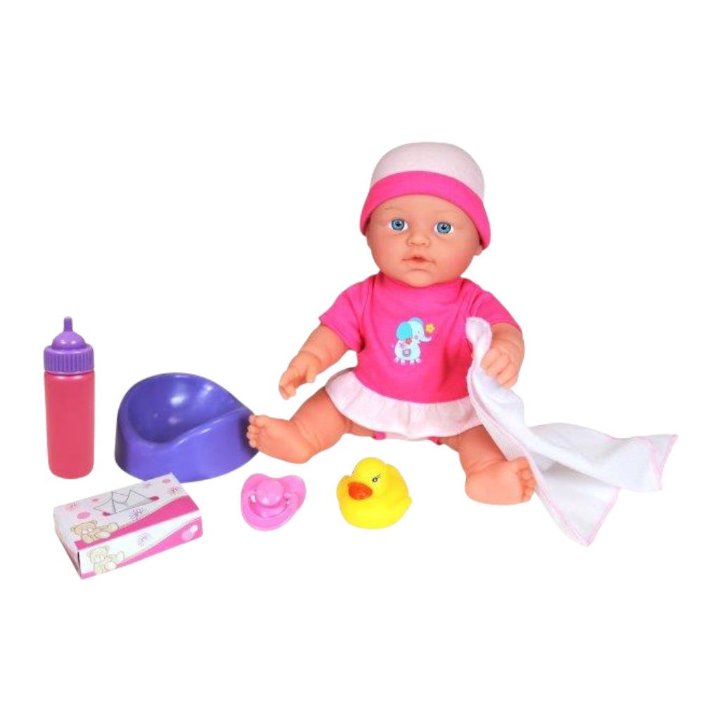 Bebé Ellie 12" Drink & Wet Con Accesorios