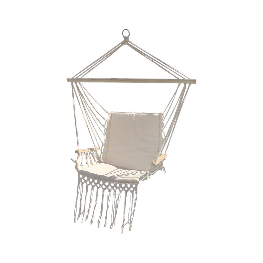 Silla Hamaca 50x50x120cm Crema