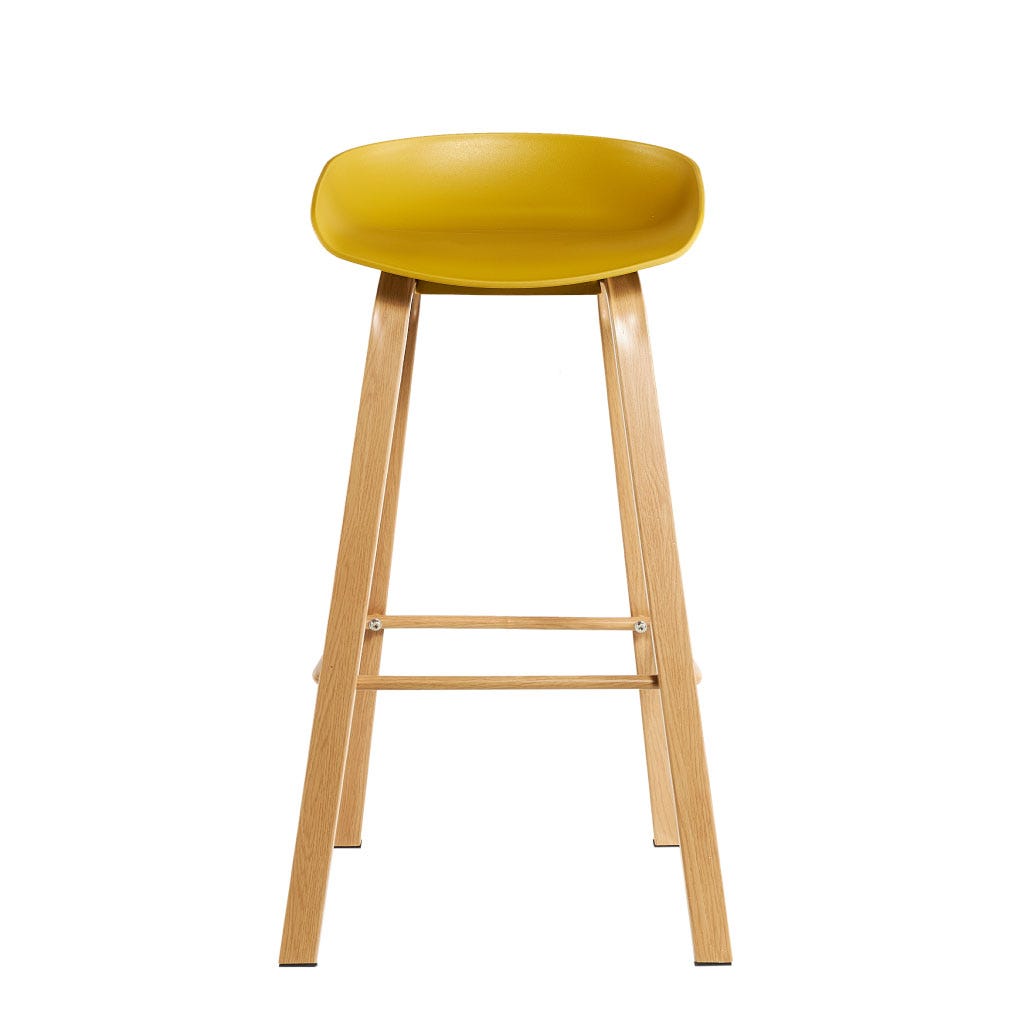 Silla de bar Barbara amarillo