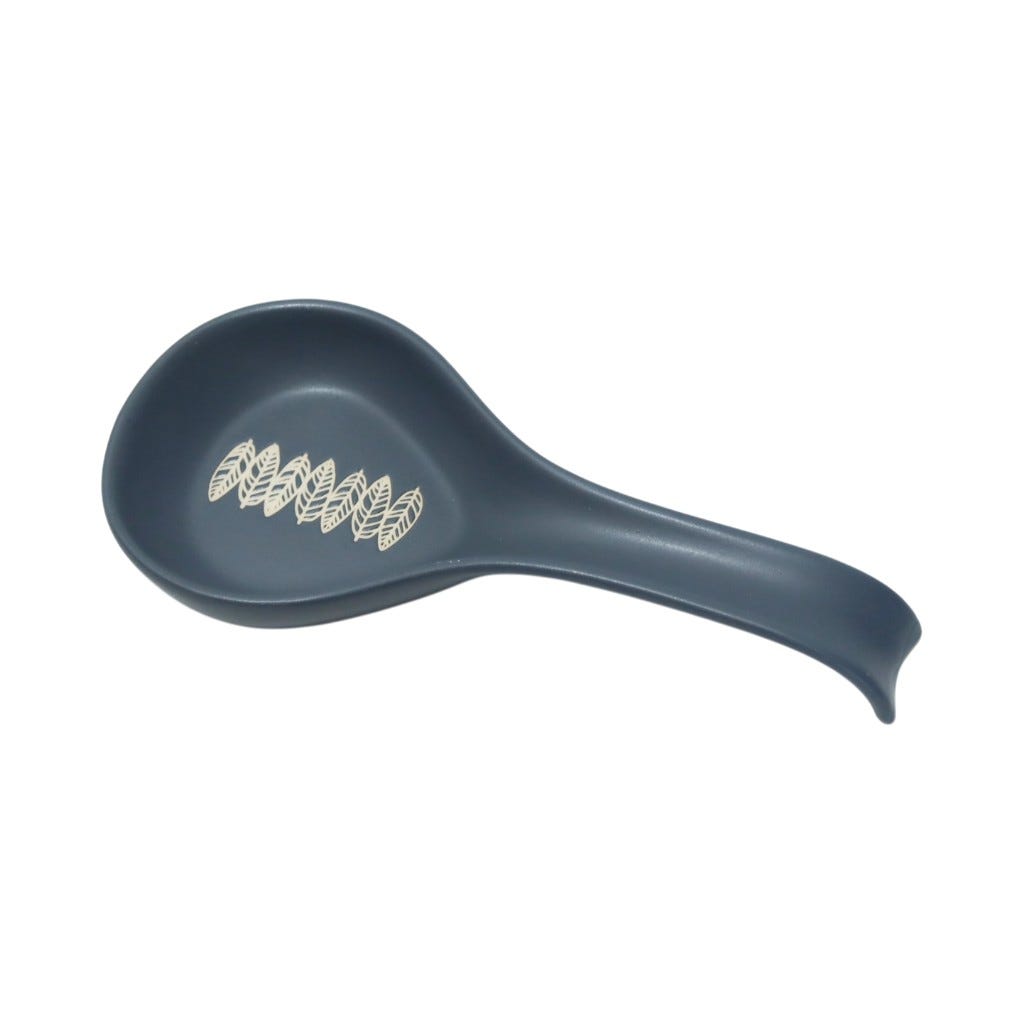 Posacucharas De Cerámica Gris 23cm