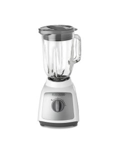 Licuadora 2v Jarra Vidrio 550w Blanca Black & Decker