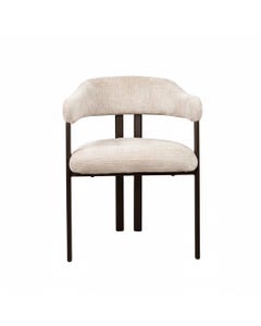 Silla De Comedor Belinda Taupe 54.5X57.5X75Cm