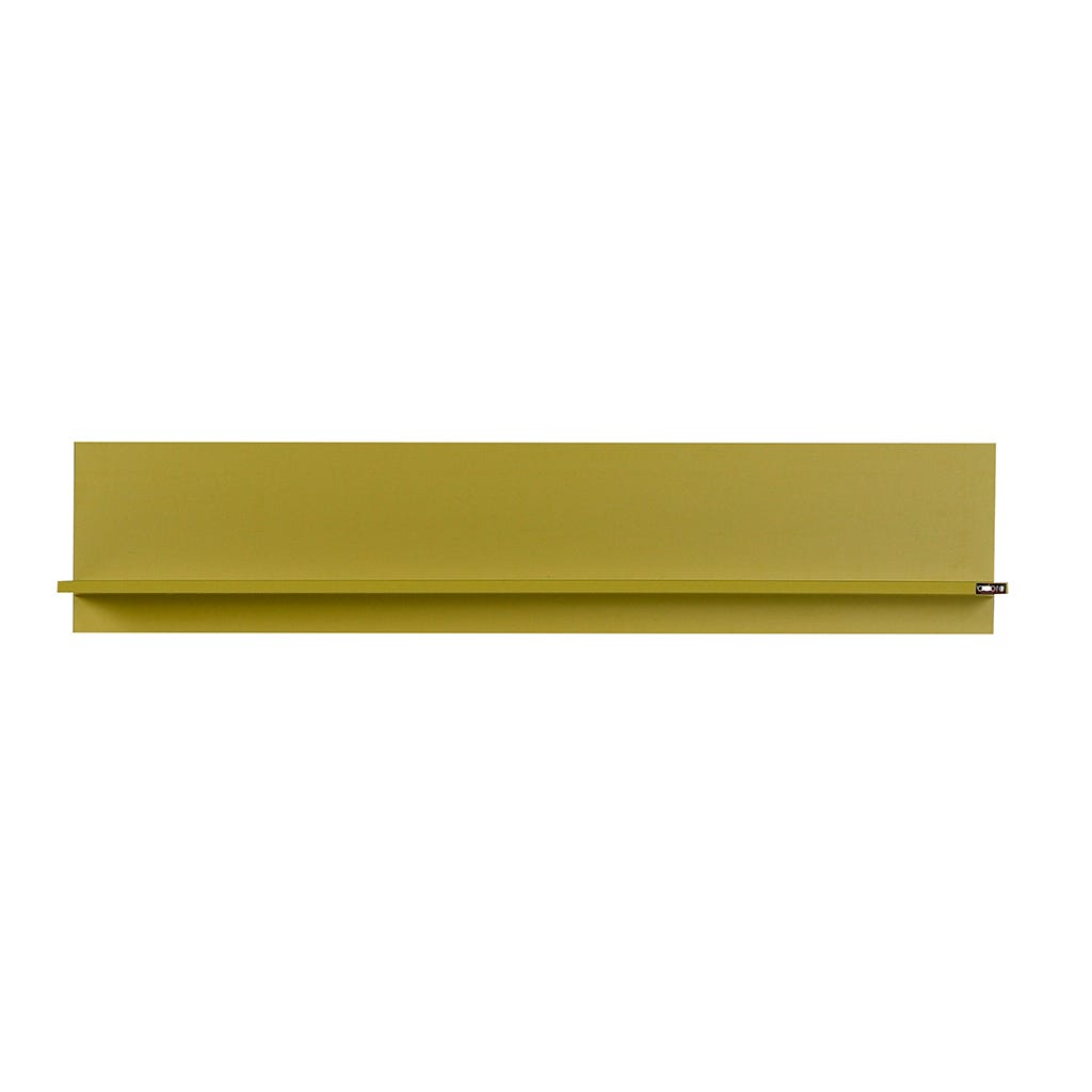 Repisa de pared verde 120X20X25CM
