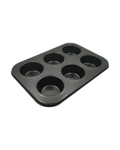 Bandeja Para Muffin Con 6 Espacios 27X19X3Cm