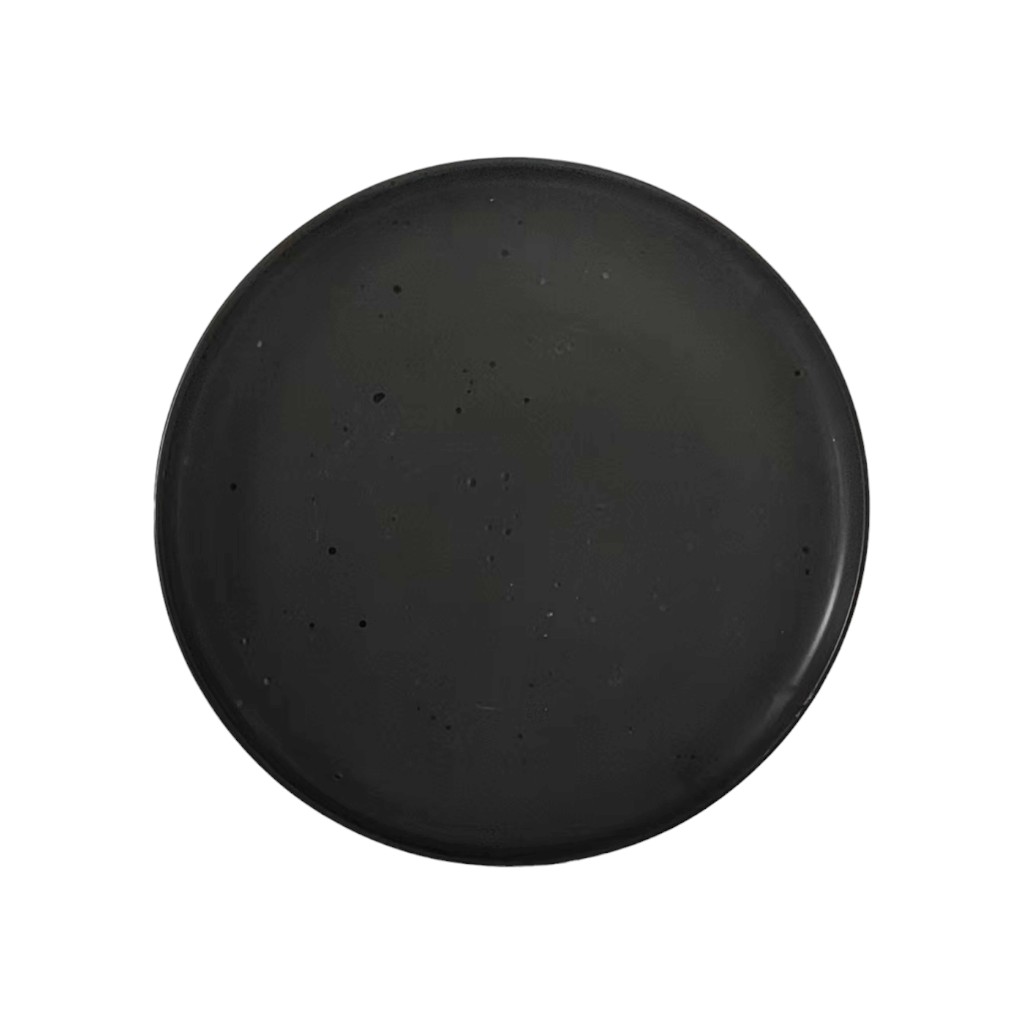 Plato De Cenar De Color Negro 28Cm