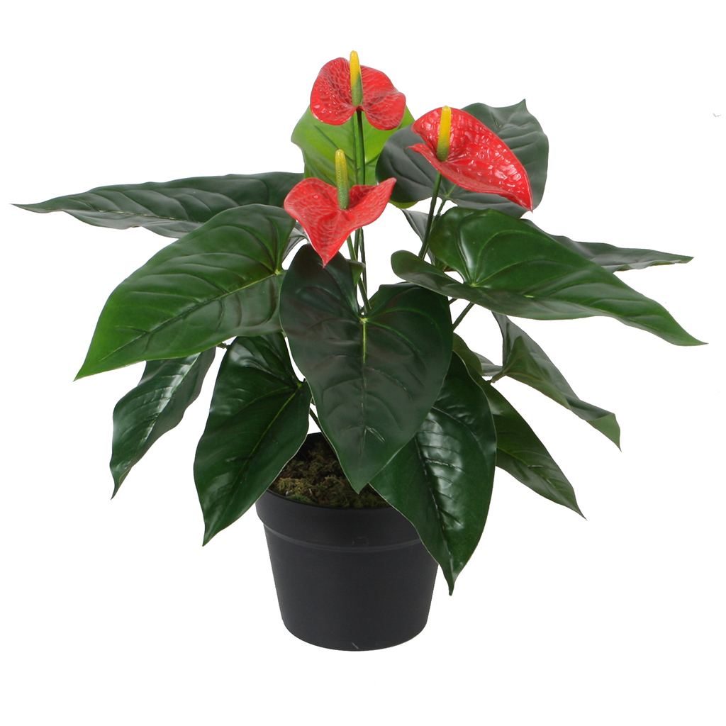 Planta Artificial Anthurium