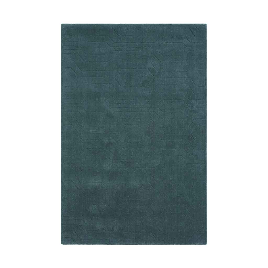 Alfombra De Lana Gris Oscuro 150x210cm