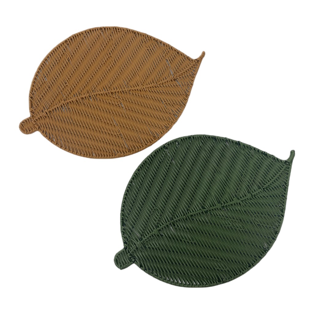 Individuales En Forma De Hoja Surtidos 34X47Cm