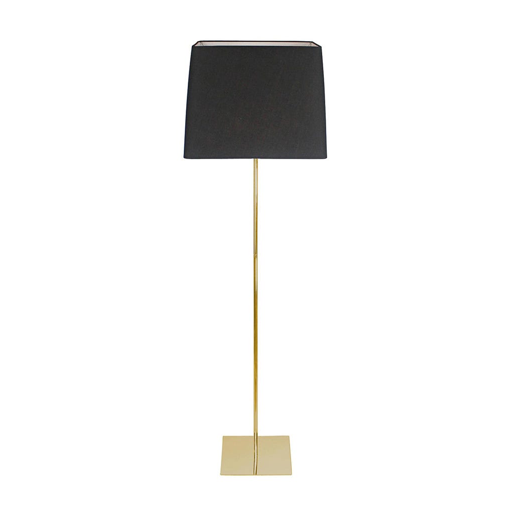 Lámpara De Piso Negra 44x34x165cm