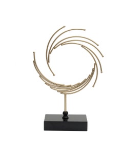 Adorno de Mesa Color Dorado 33X11X49CM/13X4X19IN
