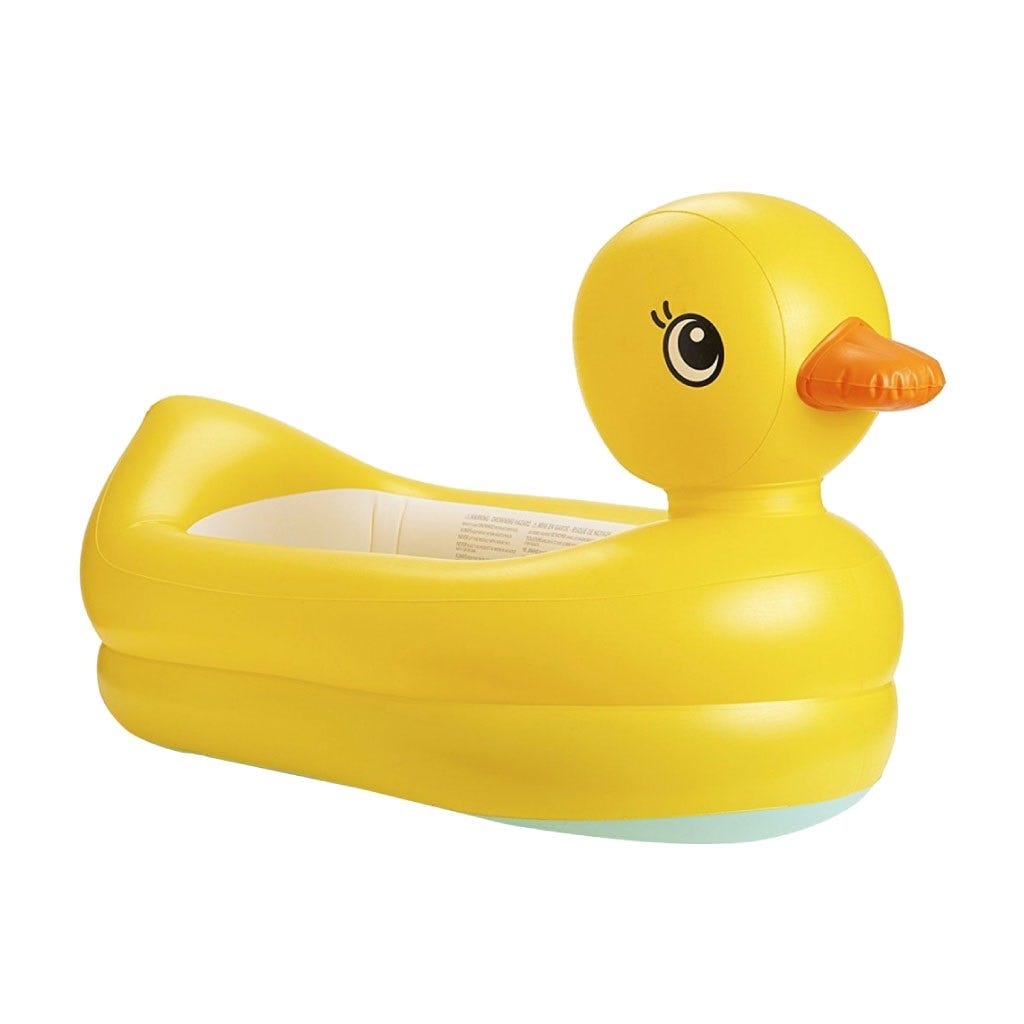 Tina De Pato Inflable De Seguridad Blanca Munchkin