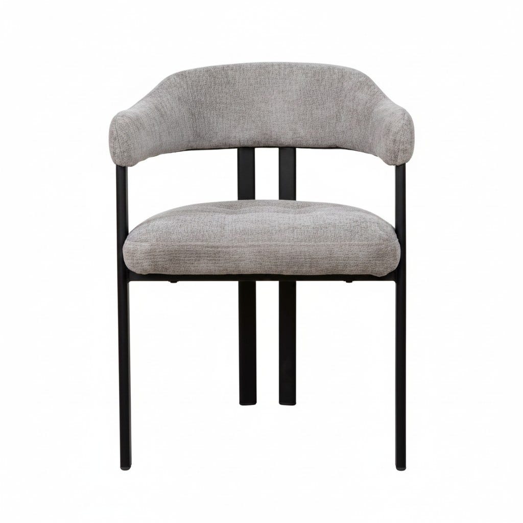 Silla De Comedor Belinda Gris 54.5X57.5X75Cm