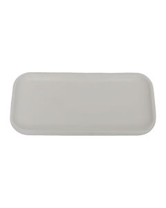 Bandeja Decorativa Blanca 30.5X15X2Cm