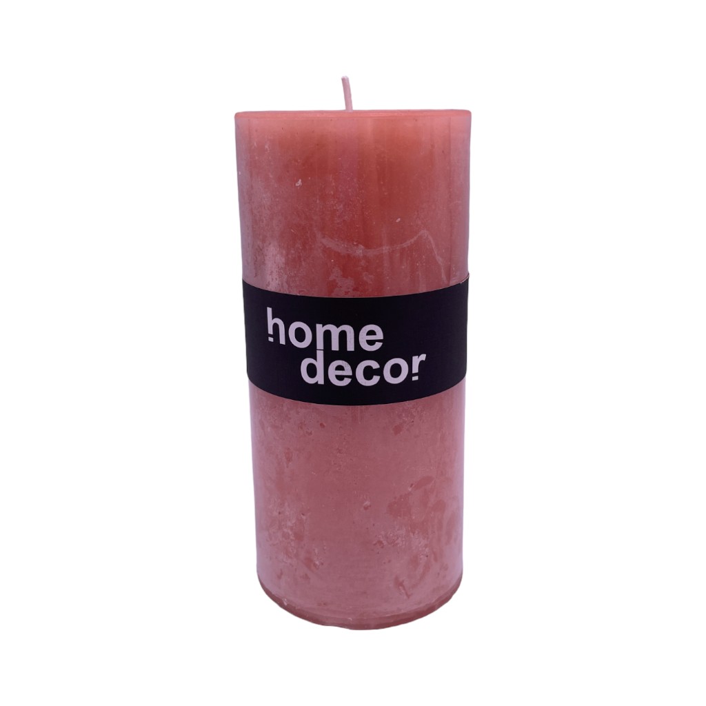 Vela Decorativa Naranja 7X15Cm