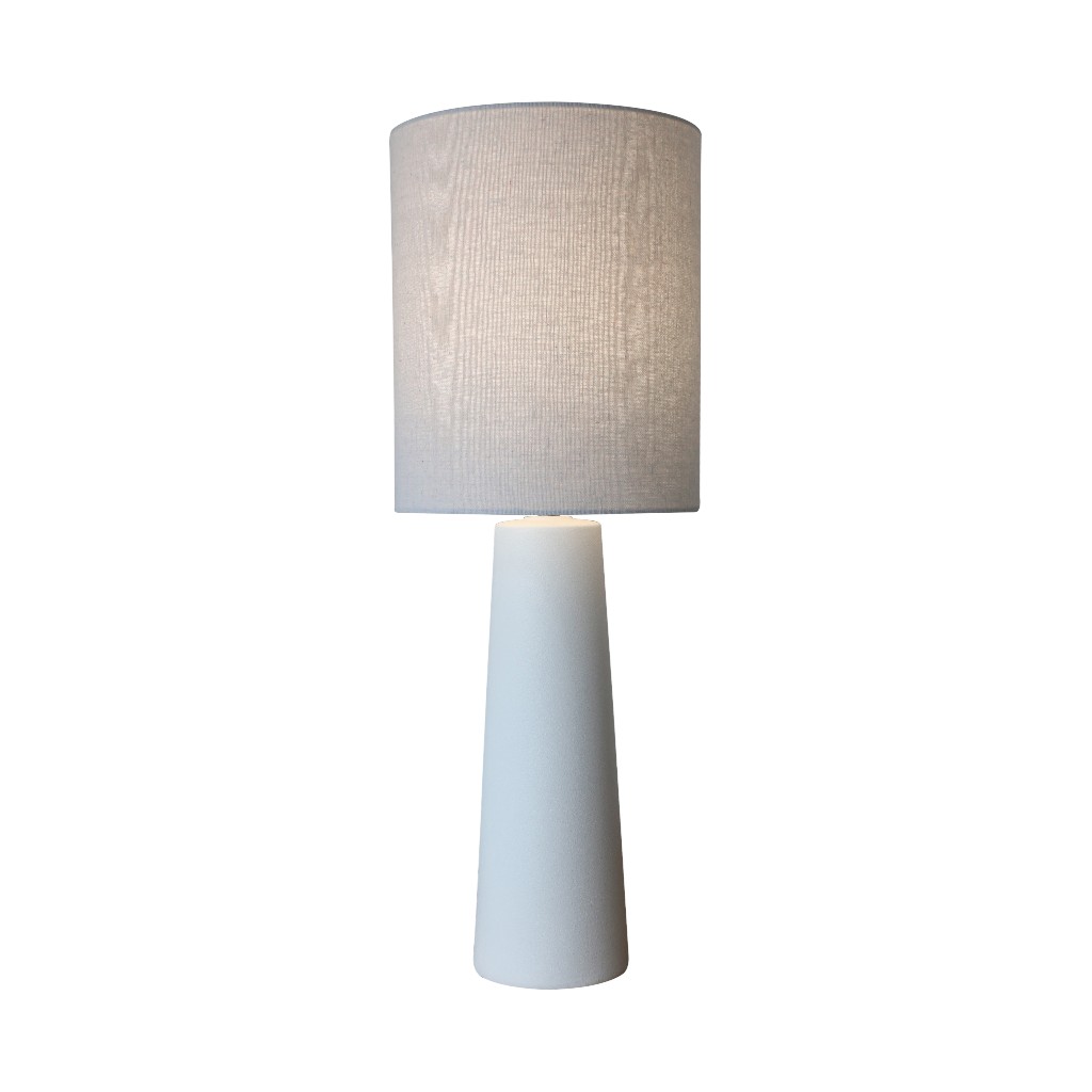Lámpara Blanca De Mesa 24x68.5cm