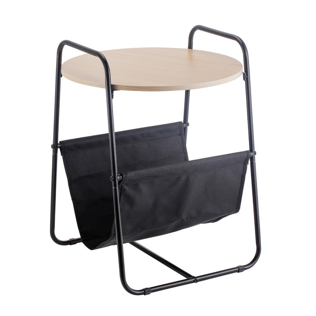 Mesa Auxiliar Con Revistero 39X56Cm
