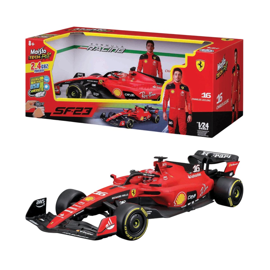 Coche Tech A Control Remoto 1:24 Formula 1 Ferrari