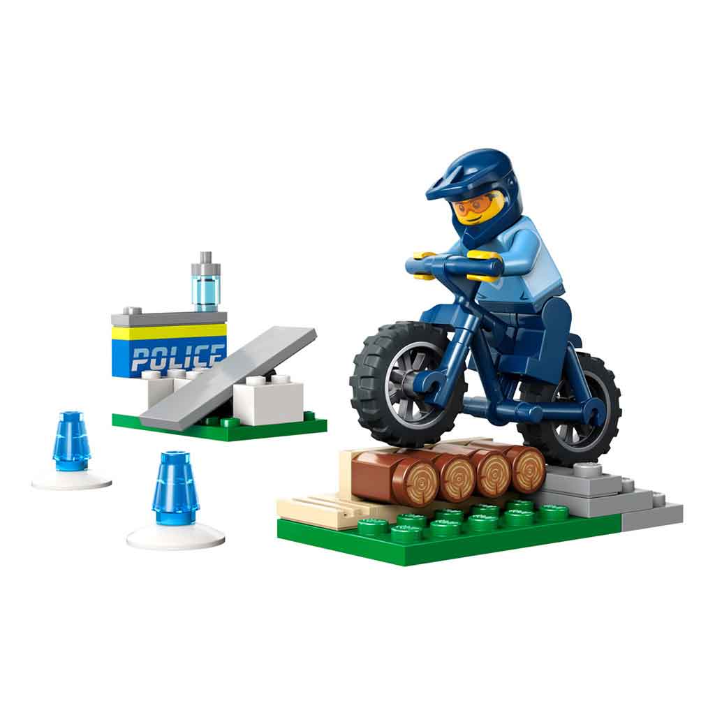 Entrenamiento De Bicicletas De La Policía Lego