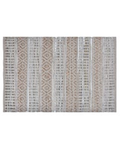Alfombra De Cuero Tejida Con Patrones 150X210Cm