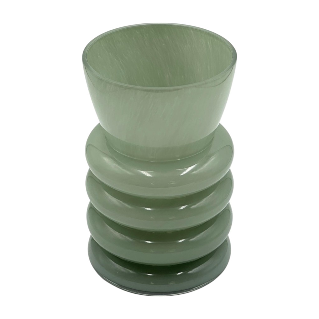 Jarrón Verde 12.5x21cm