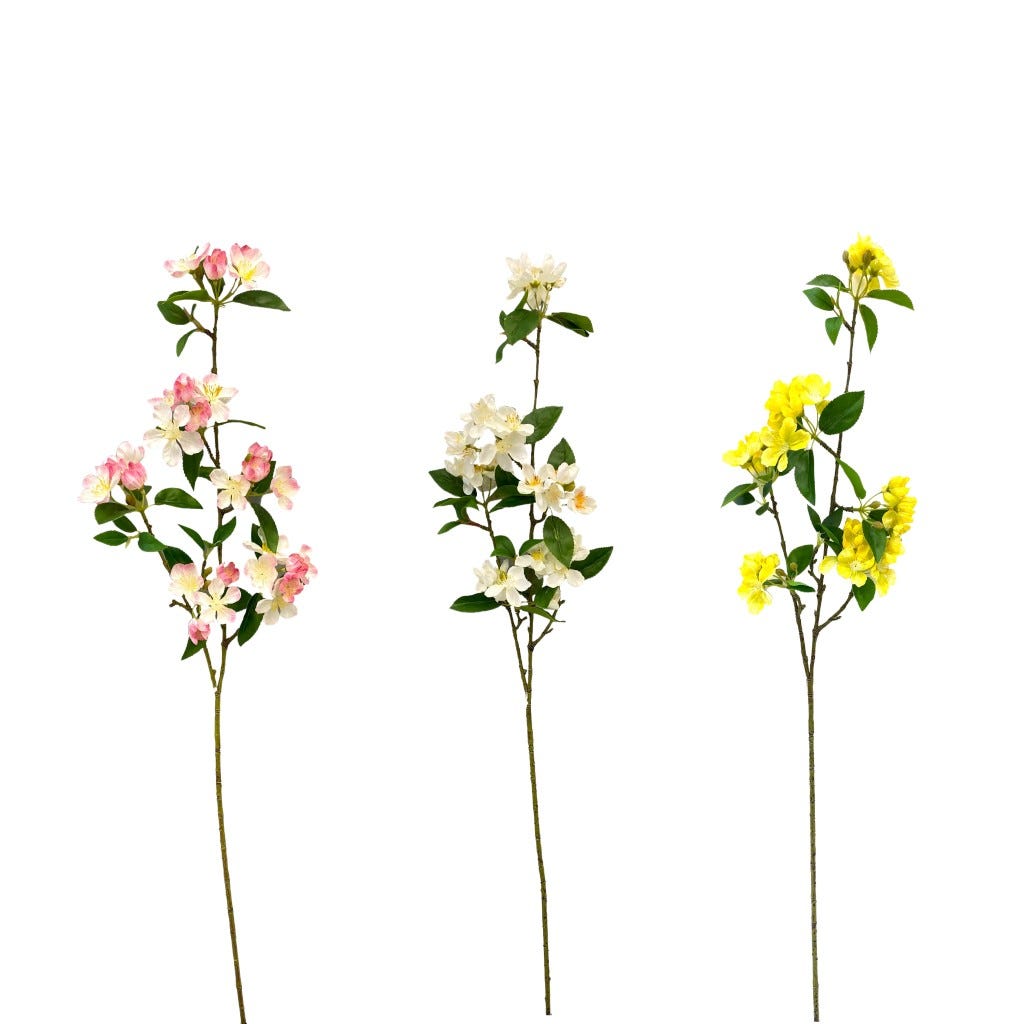 Flor De Manzana Colores Surtidos 88Cm
