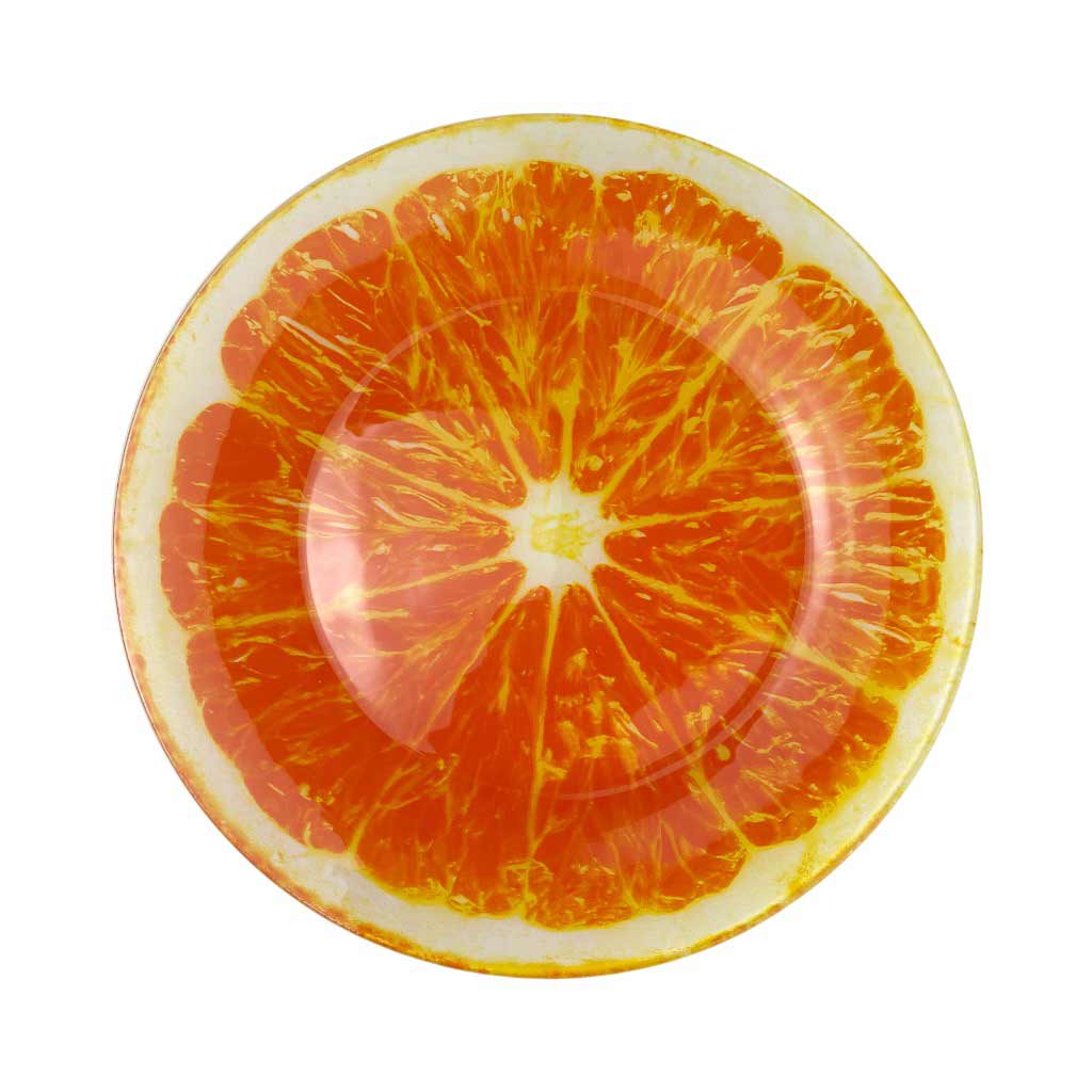 Plato De Ensalada Estampado De Toronja 20cm