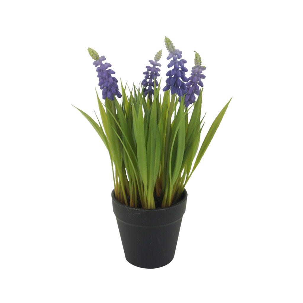  Planta artificial de Jacinto en maceta con diseños variados