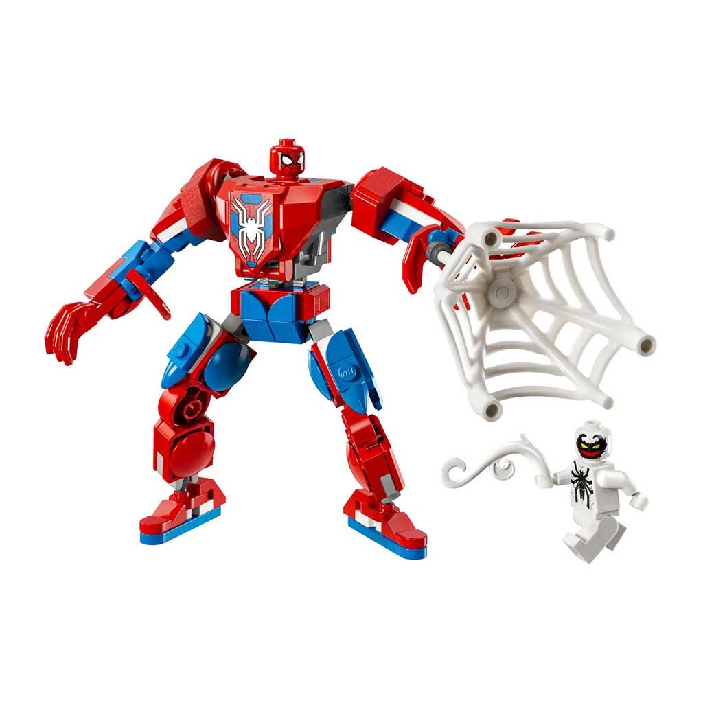 Bloques Lego Armadura Robótica Spider-Man Vs. El Anti-Venom 107Pzs
