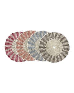 Individual Redondo Con Colores Surtidos 38Cm