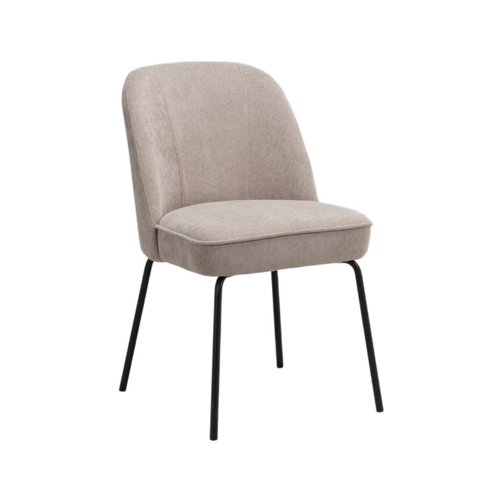 Silla De Comedor Marilu Beige 63X50X83Cm