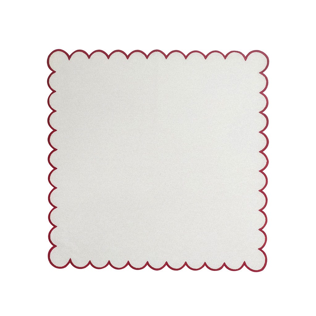 Servilleta Set 2Pzs Blanco 45X45Cm