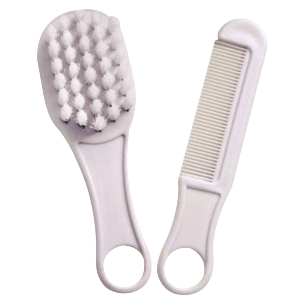 Set De Cepillo Y Peine Blanco