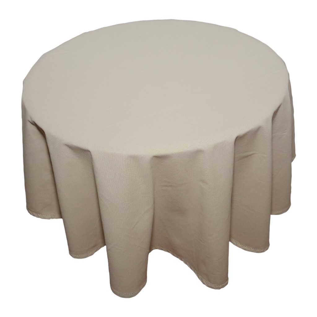 Mantel Redondo Beige 180cm