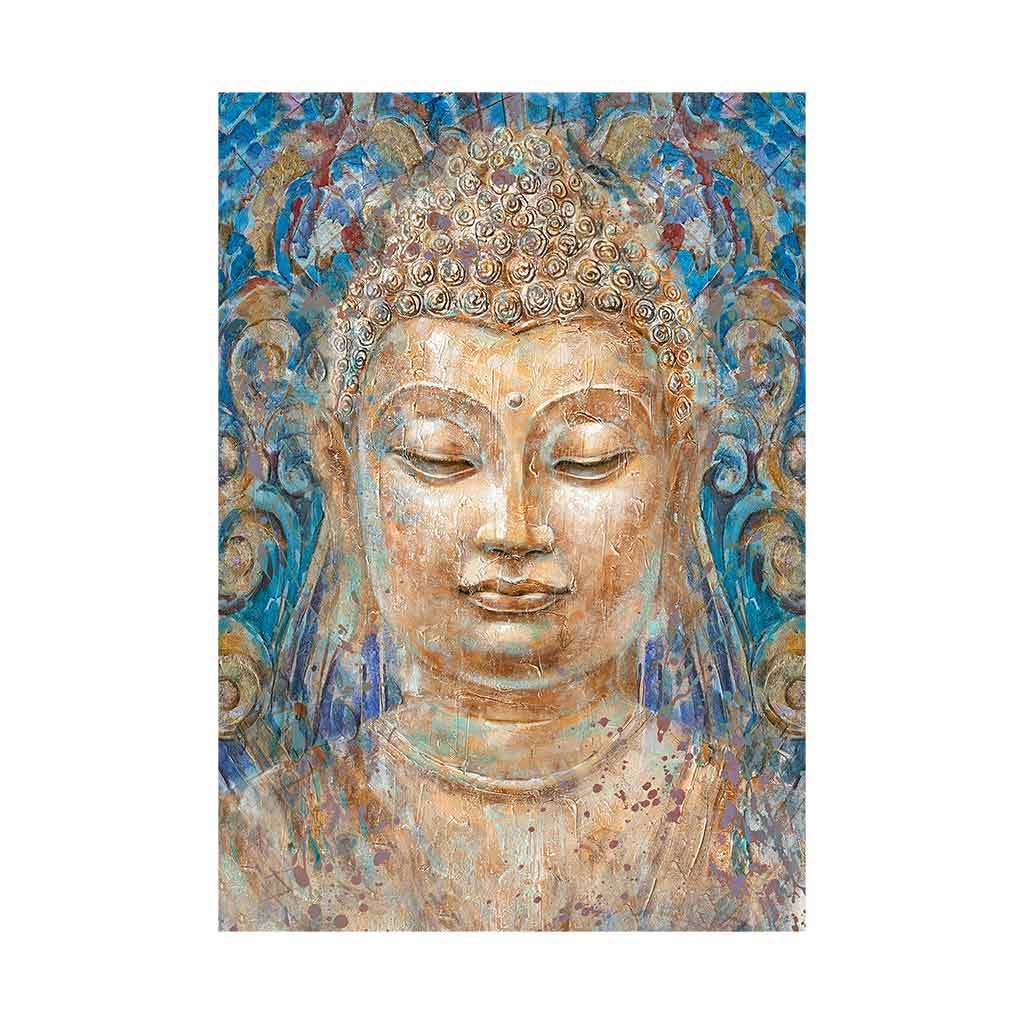 Cuadro Canvas Con Modelo De Buda 70x100x3.5cm