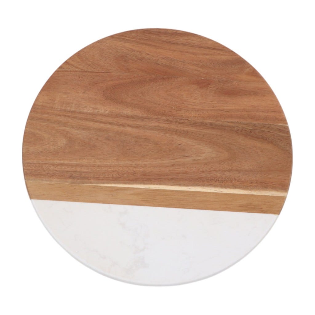 Tabla Para Picar Y Bandeja Giratoria 35.5X3.5Cm
