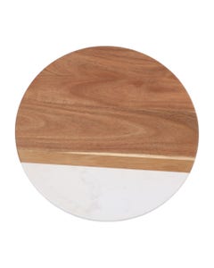 Tabla Para Picar Y Bandeja Giratoria 35.5X3.5Cm