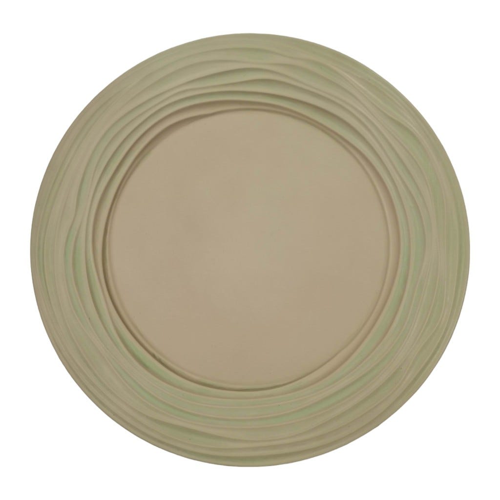 Plato De Servir De Color Beige 33Cm