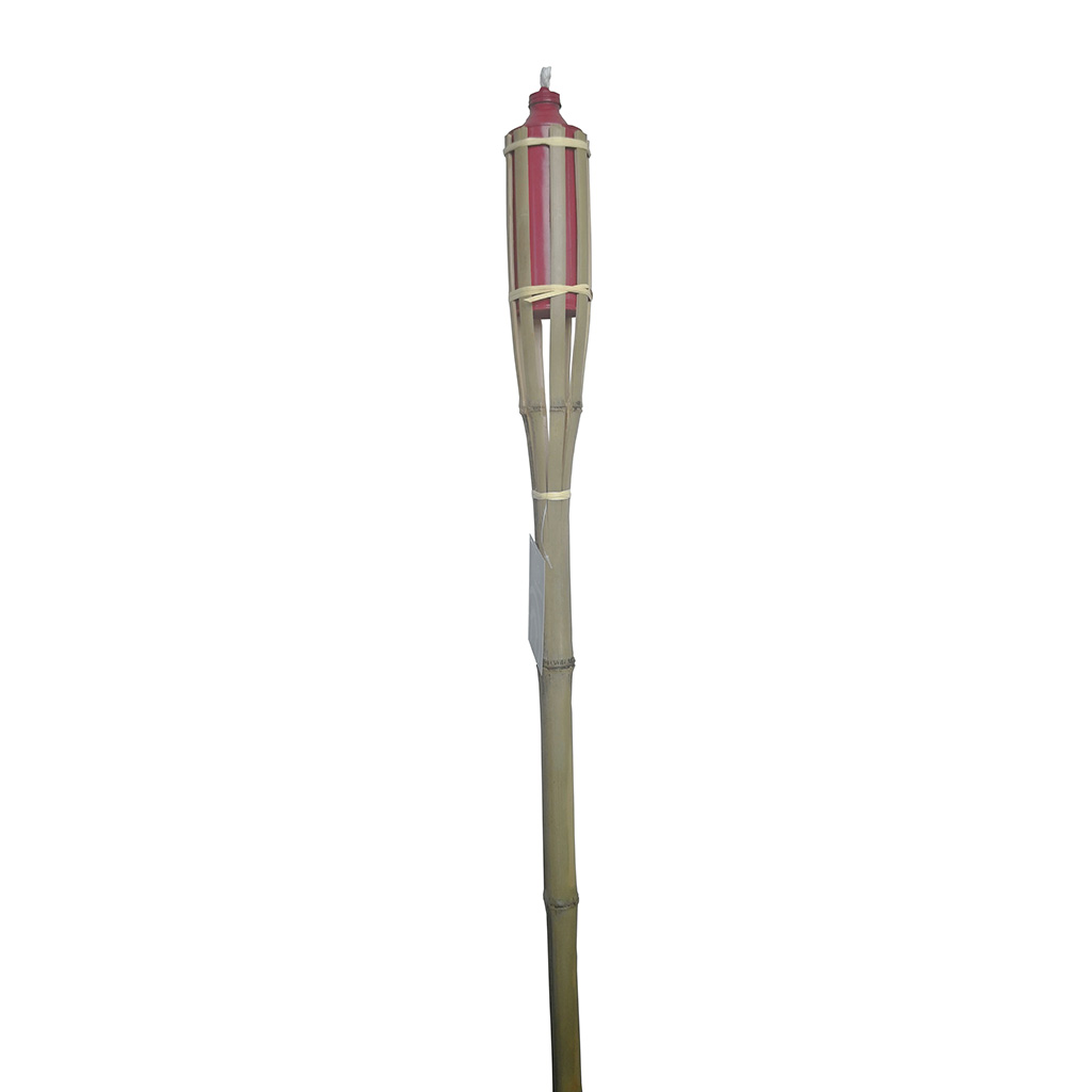 Antorcha De Bambú Decorativo Coloreada