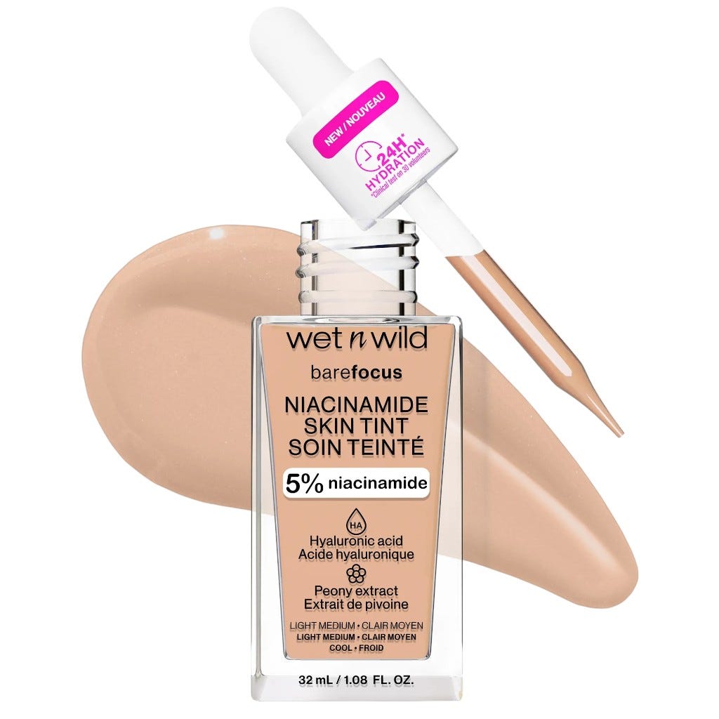 Bare Focus Niacinamide Skin Tint Light Medium