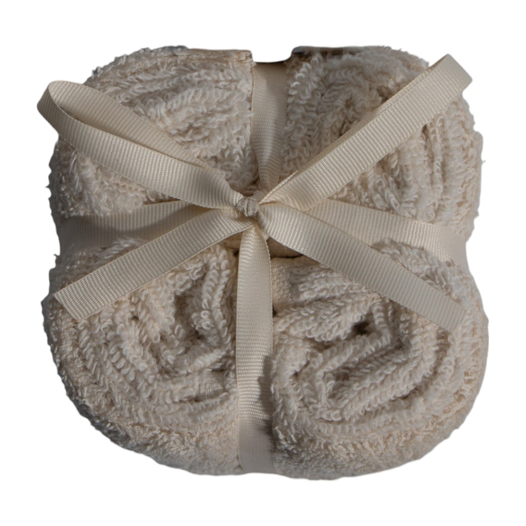 Toalla Set 4Pzs Crema 30X30Cm