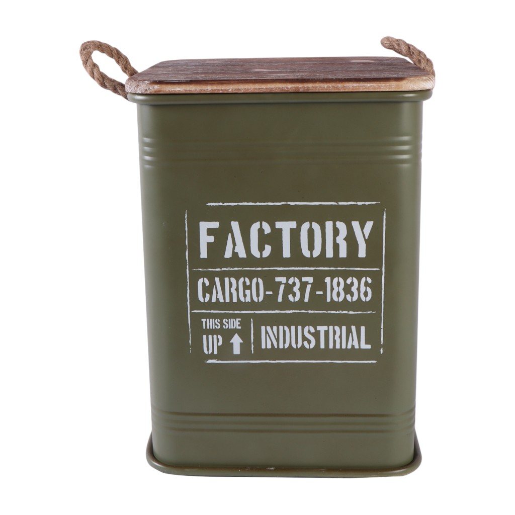 Cesta Organizador De Metal 34x34x47cm