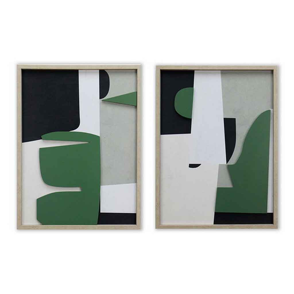Cuadro Abstracto De Pared 45x60x3cm - Surtidos