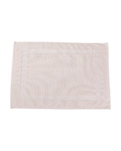 Alfombra De Baño Blanco Hueso 50X70Cm