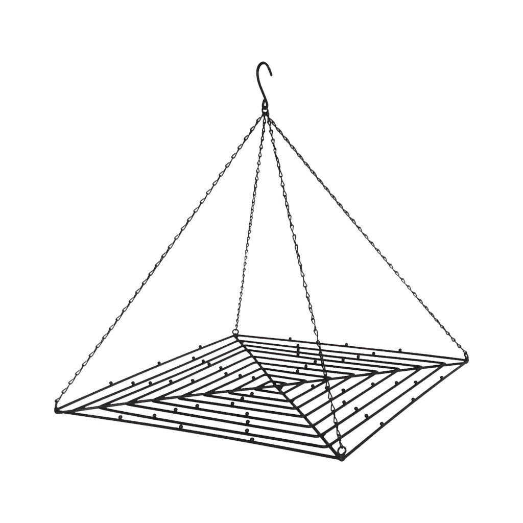 Decoración Colgante Cuadrado 50x53cm