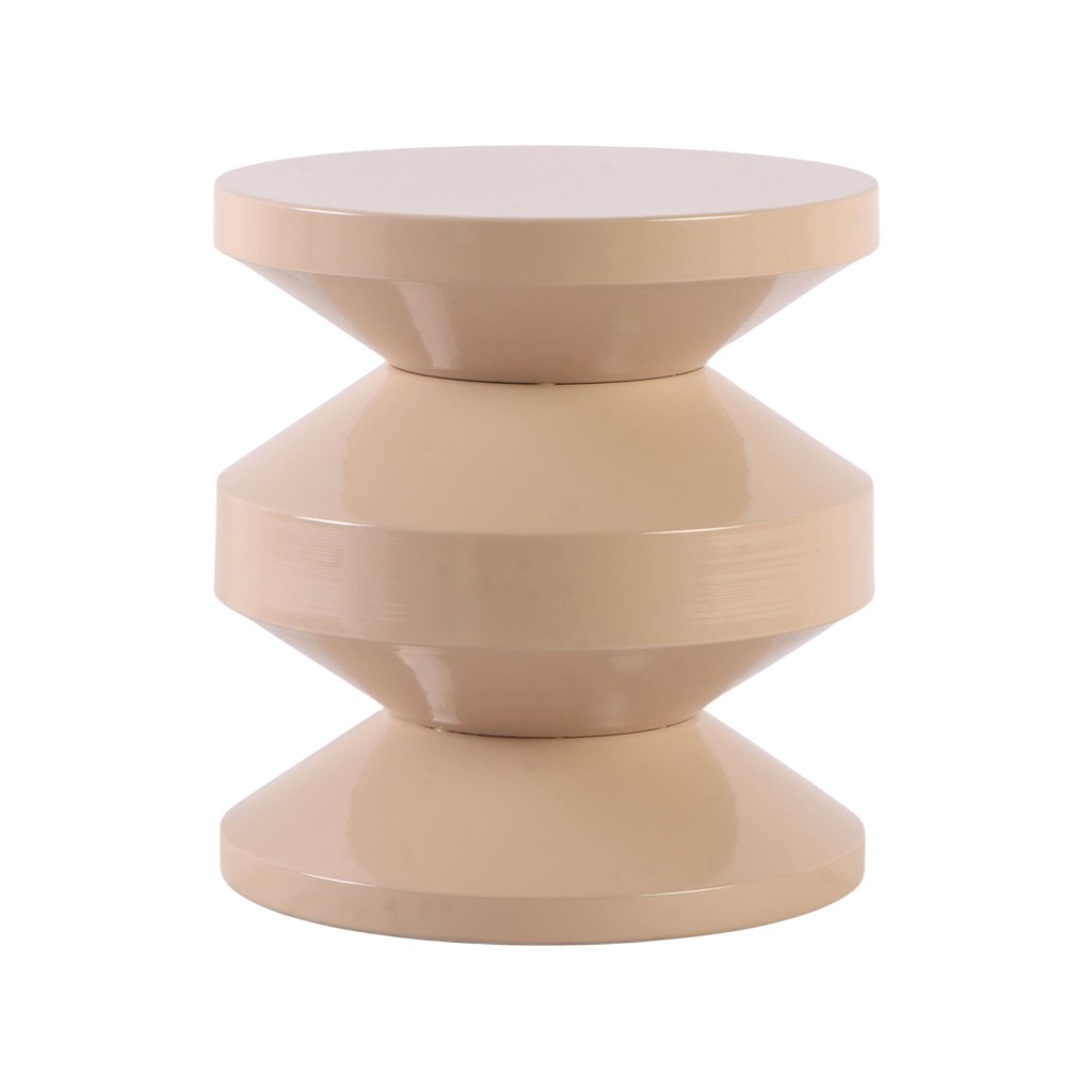Mesa Auxiliar Beige 31X31X33.5Cm